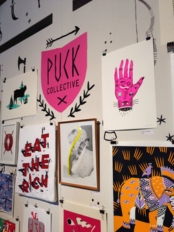 Puck Collective artwork display