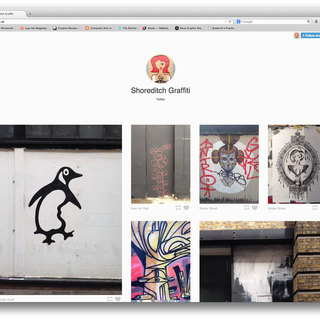 Screenshot of Shoreditch Graffiti website