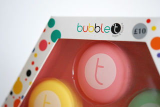 Bubble T at BHS macaroon lip balm packaging