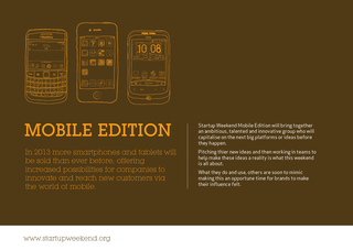 A page providing more information about the mobile edition
