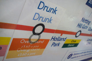 Central Line drunk drunk stop