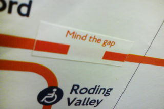 Central Line mind the gap