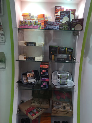Packaging on display at the show